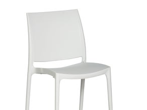 Designstuhl Lucern - weiß