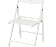 Klappstuhl weiß