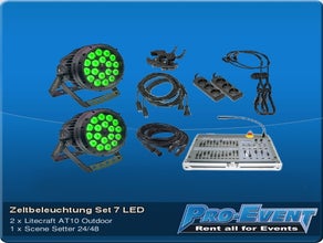 Zeltbeleuchtung Set 7 LED