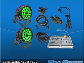 Zeltbeleuchtung Set 7 LED