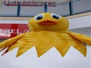 Riesen Osterei mit Küken , Oster Dekoration, Ostern
