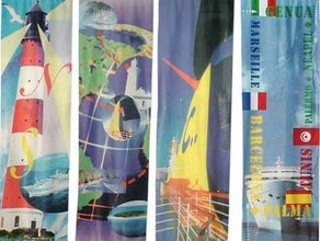 Kreuzfahrt, Motivbahnen, Banner, Schiff, Seefahrt, Motivbanner