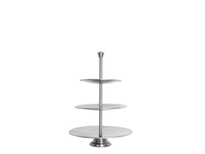 Etagere 3 stöckig mieten – Miettisch, Eventtisch, Veranstaltungstisch, Partytisch, Tischzubehör