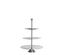 Etagere 3 stöckig mieten – Miettisch, Eventtisch, Veranstaltungstisch, Partytisch, Tischzubehör