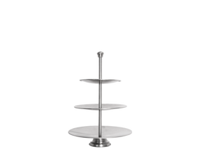 Etagere 3 stöckig mieten – Miettisch, Eventtisch, Veranstaltungstisch, Partytisch, Tischzubehör
