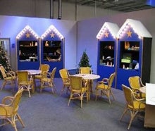 Weihnachtsmarkthütte, Weihnachtsmarktbude, Verkaufshütte, Verkaufsstand, Hütte, Buffet