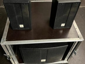 Beschallungsanlage, aktives 2.1 Soundsystem