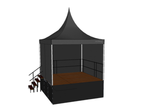 Bühne 3 x 3 m mieten – Bühnenelement & Podeste