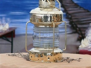 Schiffslaterne groß, maritime Beleuchtung,