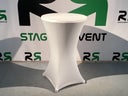 Bistrotisch Stehtisch Ø70cm für Husse in silber, schwarz oder weiß - Galerie - Bild 1