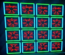 Effekt Ventilator mit RGB LED Beleuchtung 9 LED Zonen Blade-116 Leuchtkraft
