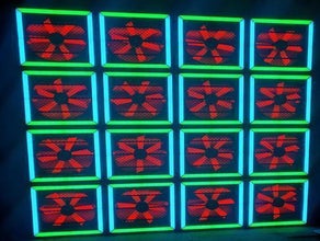 Effekt Ventilator mit RGB LED Beleuchtung 9 LED Zonen Blade-116 Leuchtkraft
