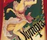 Cabaret - Olympia Plakat - Kulisse, Frankreich, Paris, Staffelei