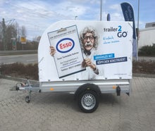 Anhänger mit Plane Größe M
