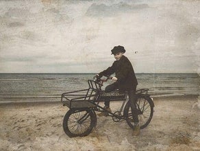 Nostalgie Fahrrad - Bäckerfahrrad - Transportfahrrad 1920, Lastenrad