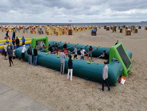 Human Table Soccer - Menschenkicker - Menschenfußball mieten