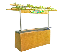 Bambus-Theke Tonga mieten – Bartheke, Mobile Bar, Ausschanktheke, Eventtheke