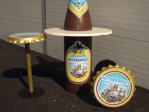 Bierfest Biertischgarnitur, Stehtisch, Bayern