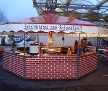 Schwenkgrill, Grill, Grillpavillon, Grillstand, Bierpavillon