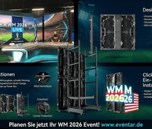 LED Videowand mieten zur Fußball WM 2026 – Outdoor & Indoor LED Screens mit Kaufoption | Eventar