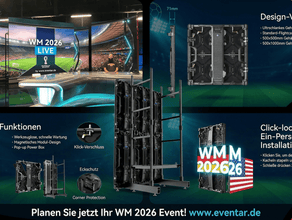 LED Videowand mieten zur Fußball WM 2026 – Outdoor & Indoor LED Screens mit Kaufoption | Eventar