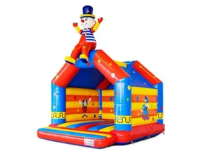 Hüpfburg  Klatschender Clown