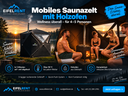 Mobiles Saunazelt