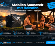 Mobiles Saunazelt