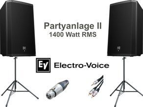 Lautsprecher Komplettanlage EV ZLX 15P Party Anlage  II mit Bluetooth Verbindung