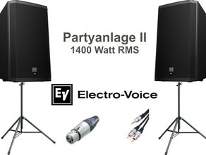 Lautsprecher Komplettanlage EV ZLX 15P Party Anlage II mit Bluetooth Verbindung