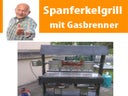 Gas betriebener Spanferkelgrill Lammgrill