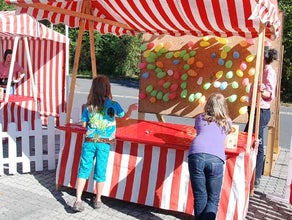 Spickerwerfen / Luftballondarten am nostalgischen Marktstand inkl. 19% MwSt.
