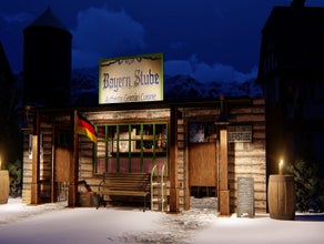 Apre Ski Bar, Longe, Kulisse, Dekoration,