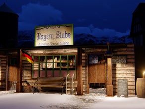 Apre Ski Bar, Longe, Kulisse, Dekoration,
