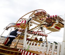Nostalgie Riesenrad Große Wolkenreise