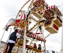 Nostalgie Riesenrad Große Wolkenreise