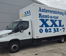 LKW 7,5t Iveco DFL1000 mit Ladebordwand; Koffer mit Hebebühne