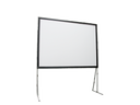 Faltrahmen Leinwand 2,5 m mieten – Projektionsleinwand, Beamerleinwand, Videoleinwand
