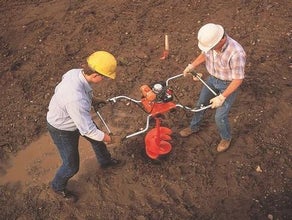 Erdbohrgerät bis Ø 30 cm, Benzingemisch