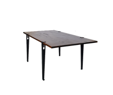 Dinnertisch Industrie Style schwarz 170 x 90 cm