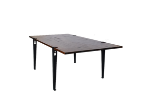 Dinnertisch Industrie Style schwarz 170 x 90 cm