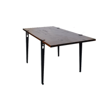 Dinnertisch Industrie Style schwarz 170 x 90 cm