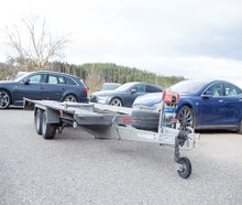Auto Anhänger mit Winde kippbar