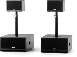 Aktiv Musikanlage 440 Watt RMS für Alleinunterhalter oder kleinere Party (100 Personen)