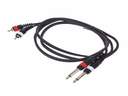 Cinch auf 6,3mm Klinke Kabel 1,5 m mieten – Kabel & Adapter - Galerie - Bild 1