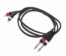 Cinch auf 6,3mm Klinke Kabel 1,5 m mieten – Kabel & Adapter