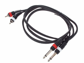Cinch auf 6,3mm Klinke Kabel 1,5 m mieten – Kabel & Adapter