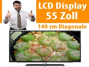 55" LCD Display Fernseher TV Monitor 1.920 x 1.080