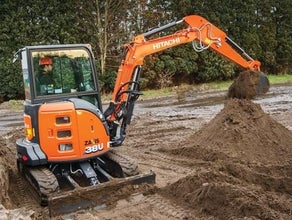 Kompaktbagger 3,8 Tonnen mit Kabine, Bagger, Minibagger, Raupenbagger