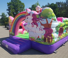 Hüpfburg Einhorn